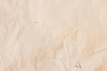 crumpled brown paper background Old texture for web design screensavers.