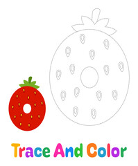 Number tracing worksheet for kids