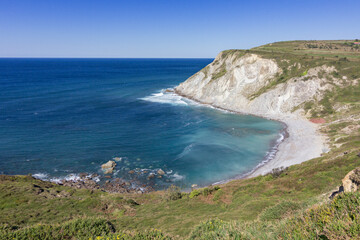 Coastal view near Barrika in the Basque Country (Spain)