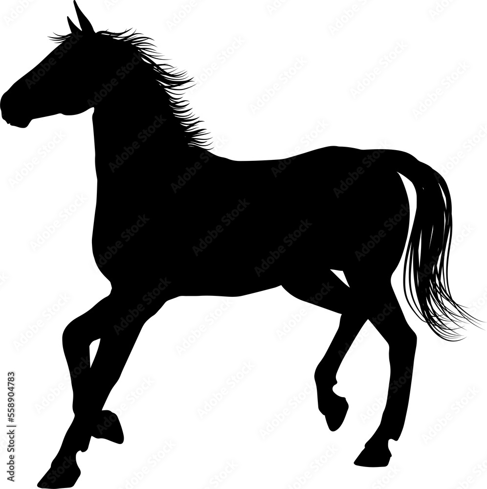 Sticker Horse Silhouette Animal