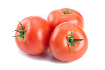 tomate, alimento, legume, fresco, vermelho, madura, saudável, orgânico, fruta, frescor, salada, isolado, ingrediente, vegetariano, verde, cru, corte, suculenta, dieta, natureza, natural, branco, culin