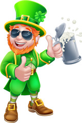 Leprechaun St Patricks Day Cartoon Character