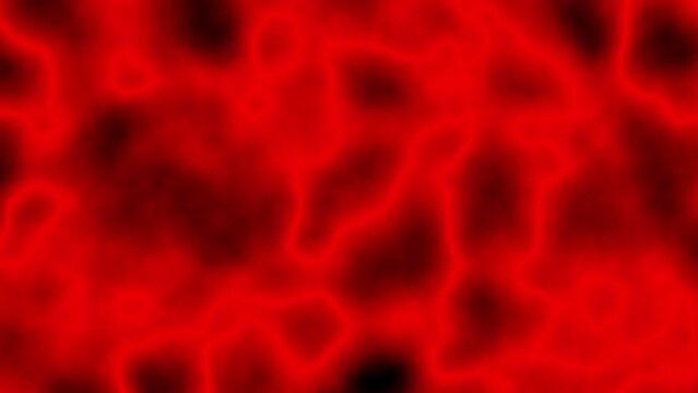 Red glow posterized fractal noise animation. Beauty 2D computer rendering