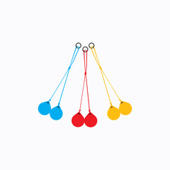 3 lato lato game ilustration icon logo vector image © Jozjozan Std.