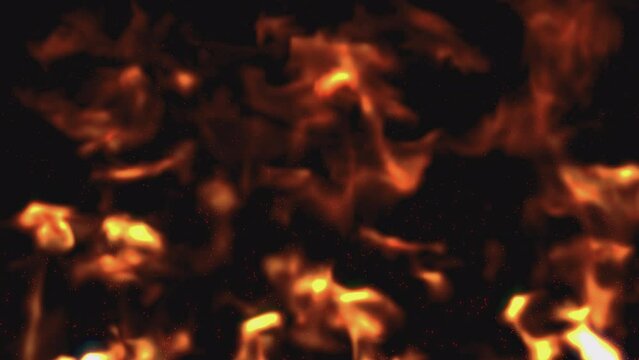 
Fire, smoke and flames on a transparent background.
