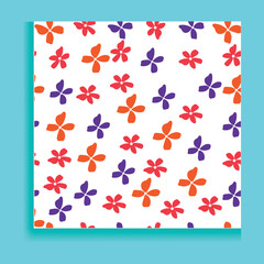 Spring flowers print. Seamless floral pattern. Plant design for fabric, cloth design, covers, manufacturing, wallpapers, print, gift wrap, and scrapbooking.