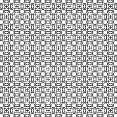 Geometric set of seamless gray and white patterns. Simple vector graphics