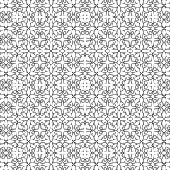 Geometric set of seamless gray and white patterns. Simple vector graphics