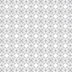 Geometric set of seamless gray and white patterns. Simple vector graphics