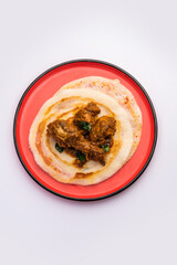 Chicken curry dosa is a south indian non vegetarian recipe