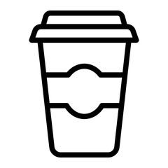coffe line icon