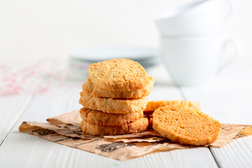 Traditional homemade shortbread.