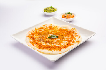 Podi Dosa or dosai is a south indian spicy and delicious recipe with idli milagai podi or gunpowder