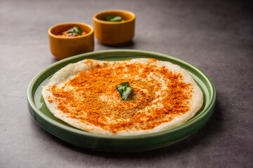 Podi Dosa or dosai is a south indian spicy and delicious recipe with idli milagai podi or gunpowder