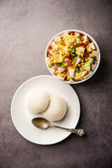 Idli Chaat is a tasty Indian recipe made using leftover idlis
