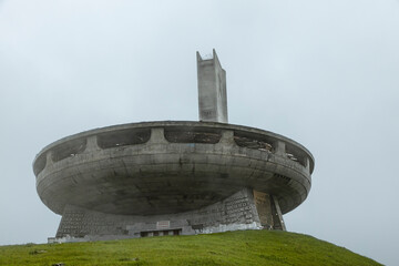 abandoned soviet monument in Bulgaria