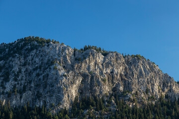 mountain with blue sky in south turkey
