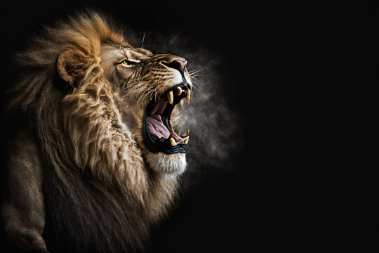 Lion Roaring Images – Browse 61,568 Stock Photos, Vectors, and