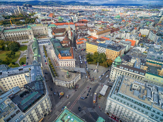Albertina. 19th-century Habsburg palace with staterooms collections of old master prints and 20th-century art. Vienna, Austria