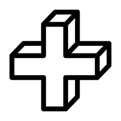 Modern geometric shapes.