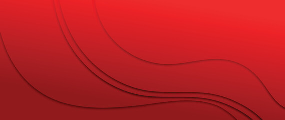 Oriental Japanese and Chinese luxury style pattern background vector. Oriental wave line overlay pattern with gradient red background. Abstract art design illustration for wallpaper, card, poster.