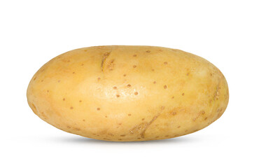 potatoes isolated on white background