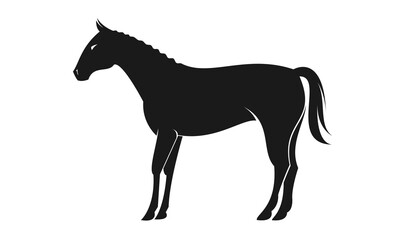 Horse simple illustration vector design