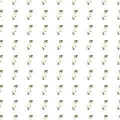 Scribble pears seamless pattern. Hand drawn fruits botanical backdrop. Naive art style.