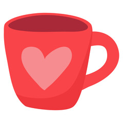 red cup with heart icon