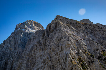 Hiking tour across Plemenice to Triglav