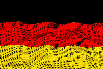 National flag of Germany. Background  with flag  of Germany.