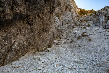 Hiking tour across Plemenice to Triglav