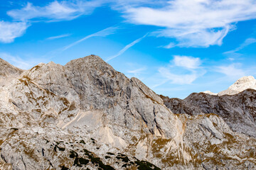 Hiking to &Scaron;kednjovec peak in Bohinj