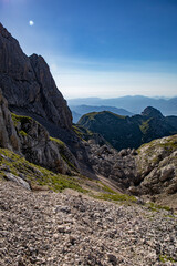 Hiking to Škednjovec peak in Bohinj