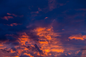 Sunrise in mountains, Bohinj valley, Slovenia