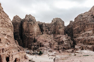 Wadi Musa archeological site Petra in Jordan
