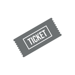 Ticket Icon Vector Illustration Logo Template