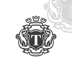 coat of arms with shield