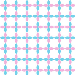 Simple lines seamless vector  : Contrasting lines in pastel blue and  pink. Used for kitchenware design, fashion fabrics or home interiors decorations.