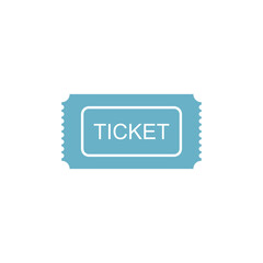 Ticket Icon Vector Illustration Logo Template