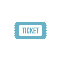 Ticket Icon Vector Illustration Logo Template
