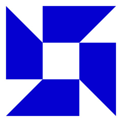 Abstract geometric element shape on Transparent Background