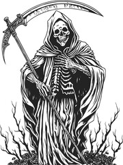 the reaper skull and crossbones