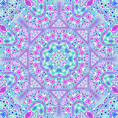 Abstract seamless pattern with geometric elements structure.