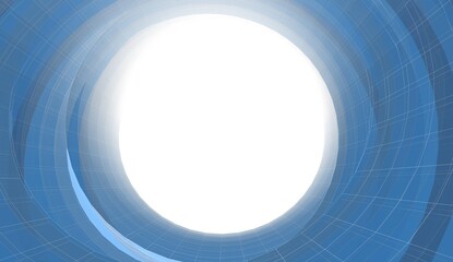 Abstract architectural design 3d illustration