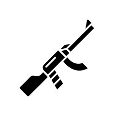 ak 47 glyph icon