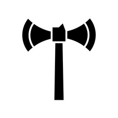 axe glyph icon