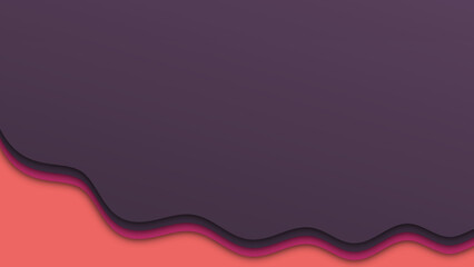 Abstract background wave colorful simple modern elegant premium vector