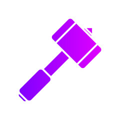 hammer gradient icon