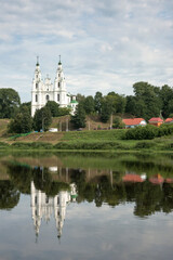 Orthodox Sophia Cathedral in the city of Polotsk, the oldest temple in Belarus